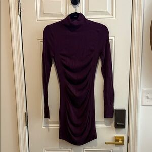 Express Deep Purple Knit Sweater